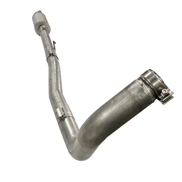 2023-2026 Powerstroke 4" Turbo Back Race Pipe W/ Muffler (421041) 1