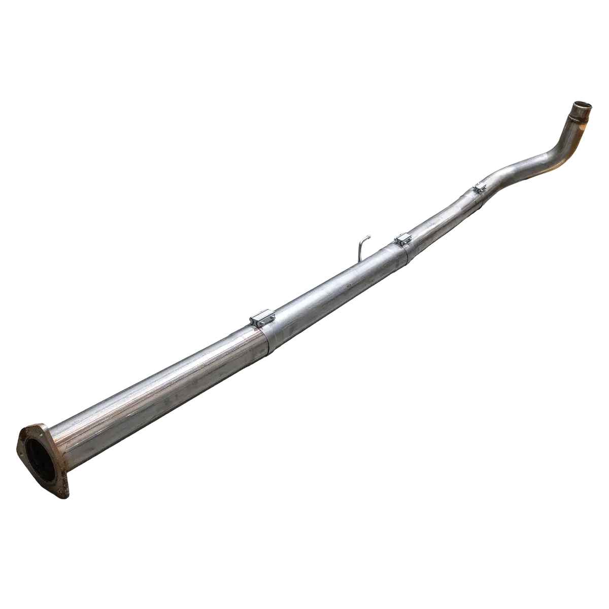 2023-2026 Powerstroke 4" Ss Turbo Back Race Pipe - No Muffler (Ddc-3F23) 1