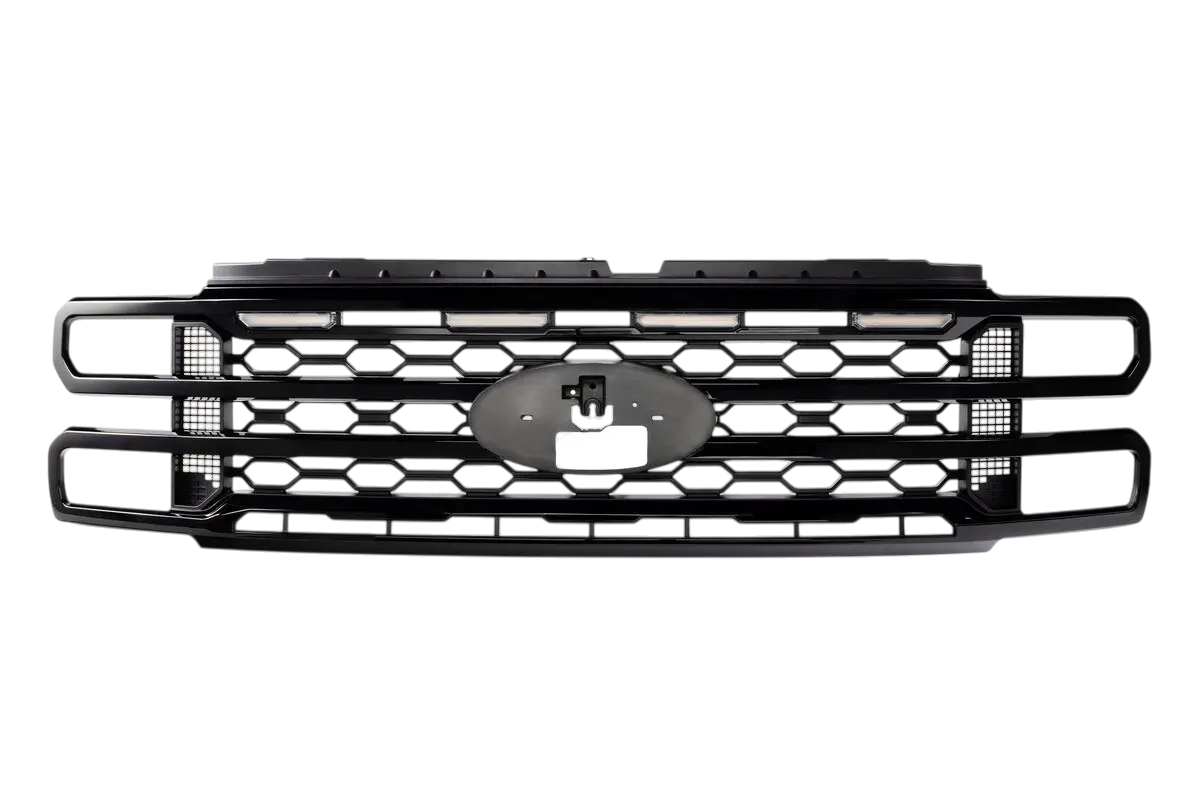2023+ Powerstroke Xbg Led Drl Black Grille (Xbg38) 1