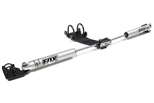 2019-2026 Cummins Dual Steering Stabilizer Bracket Kit (Bds55382) 1