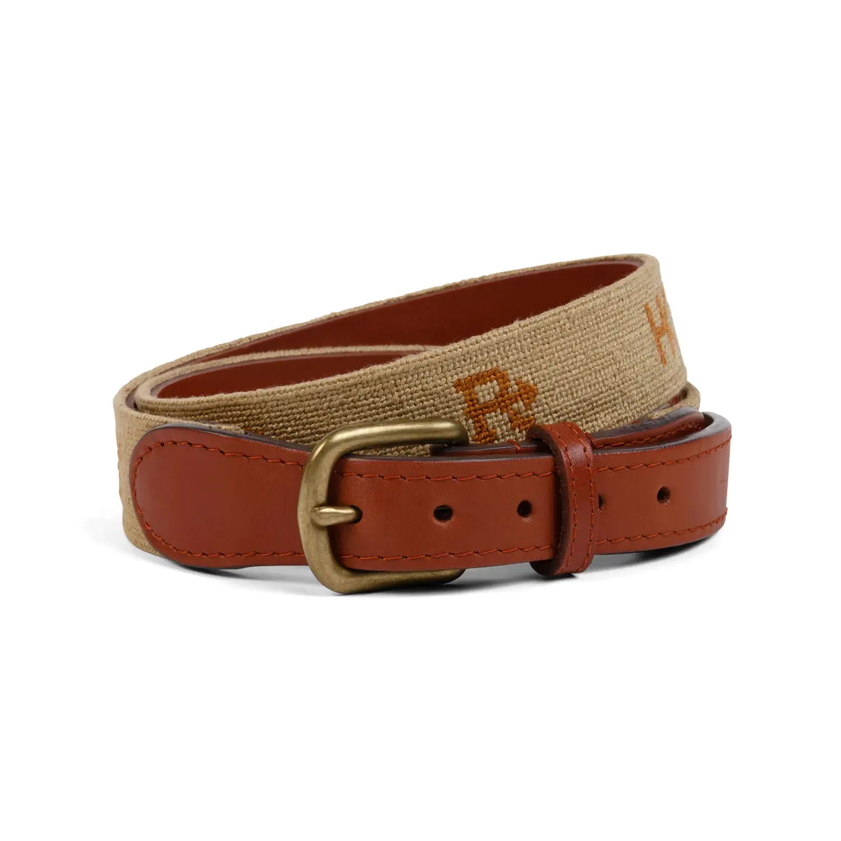 Needlepoint King Ranch Brands Belt 1