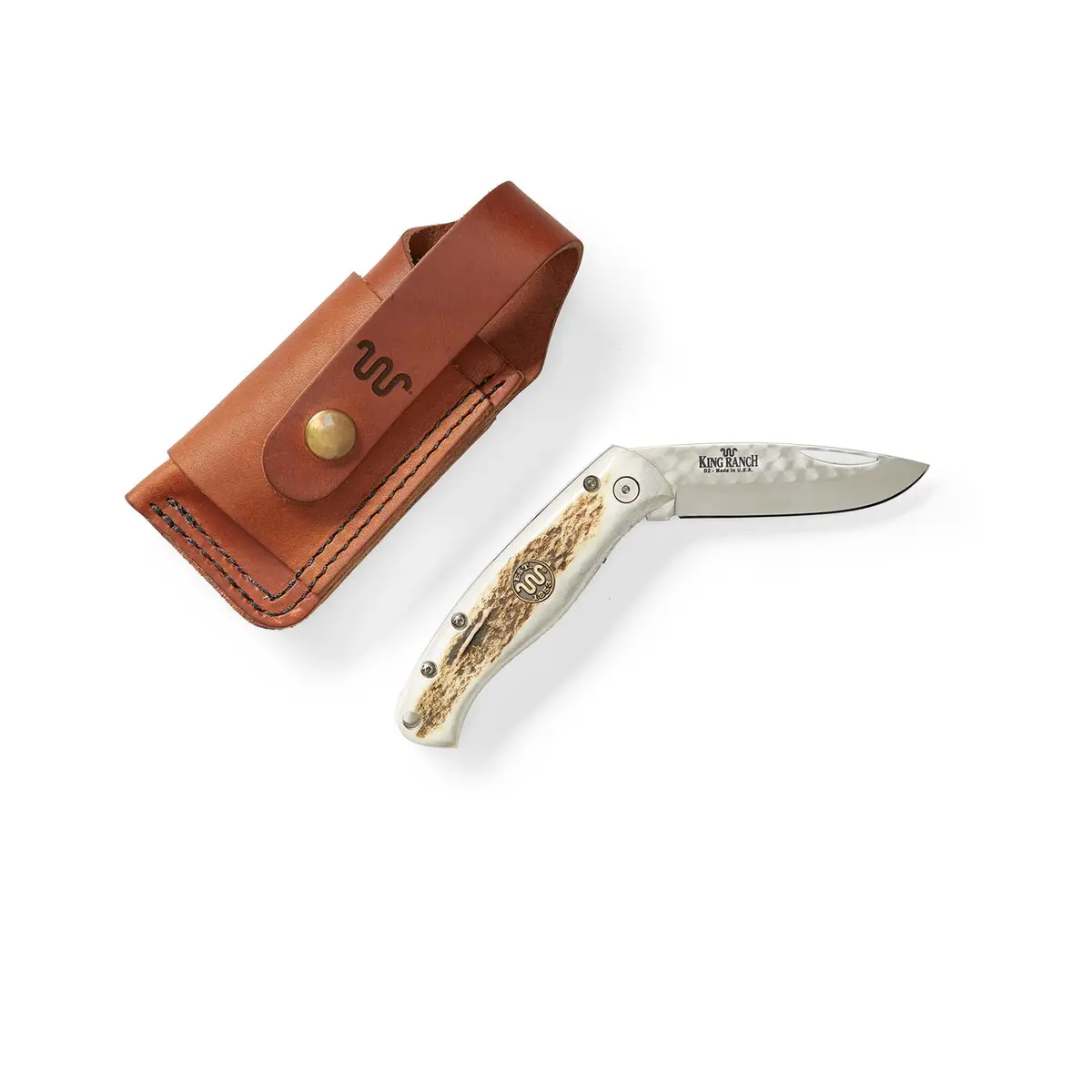 Antler Handle Lion Knife 1