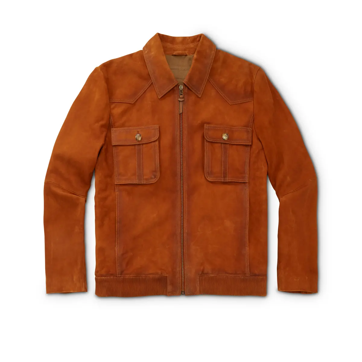 Suede Bomber Jacket 1