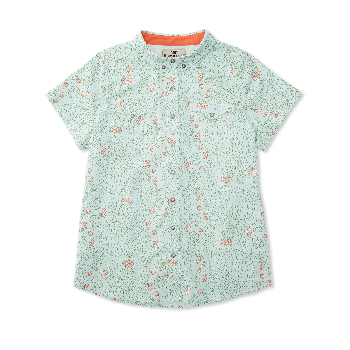 Women's S/S Prickly Pear Western Pearl Snap Shirt 1