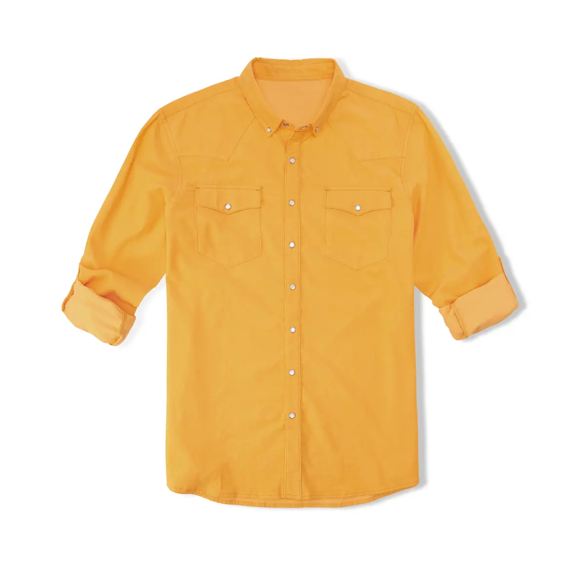 Men's Corduroy Pearl Snap Western Shirt 2