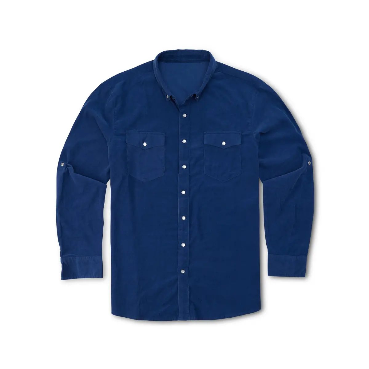 Men's Corduroy Western Shirt with Pearl Snaps - Image 4