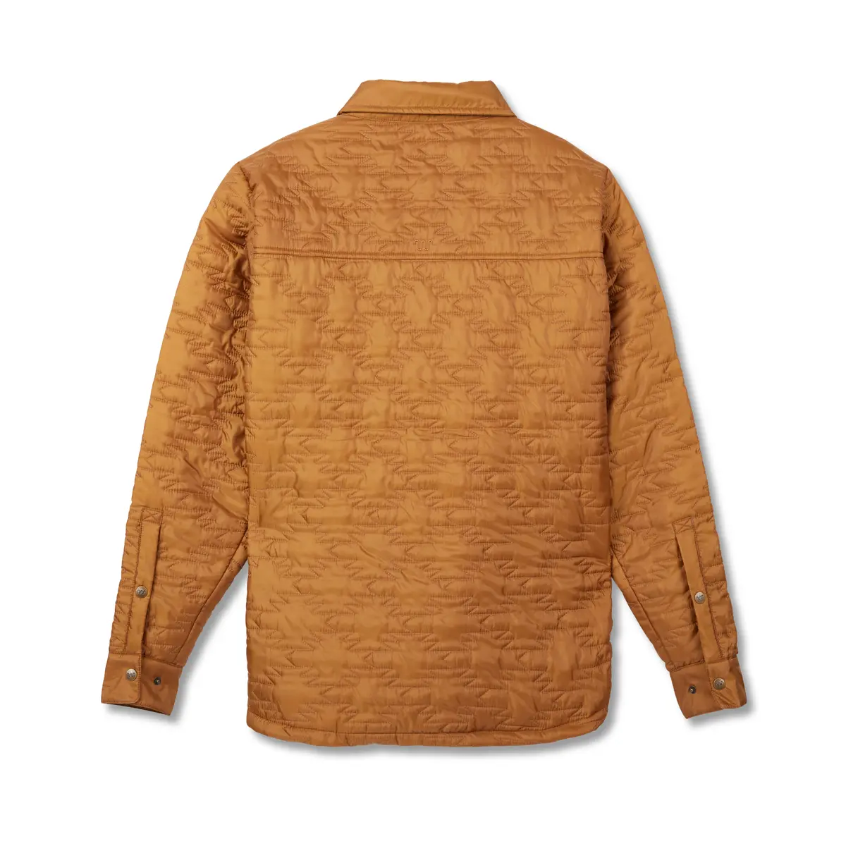 Men's Puff Snap Shirt Jacket W/ Rug Trim 4