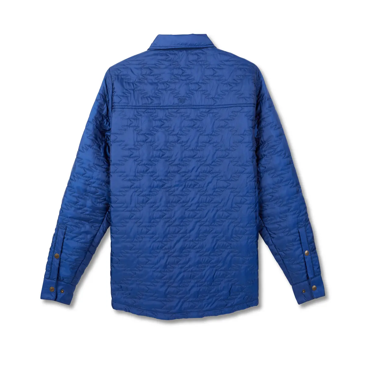 Men's Puff Snap Shirt Jacket W/ Rug Trim 2