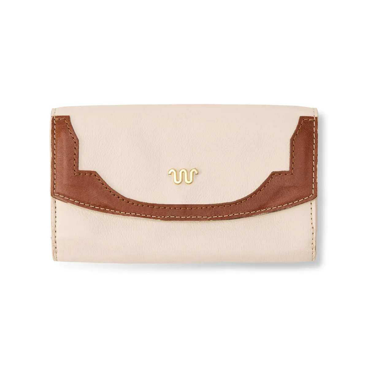 Continental Wallet With Brass W 1