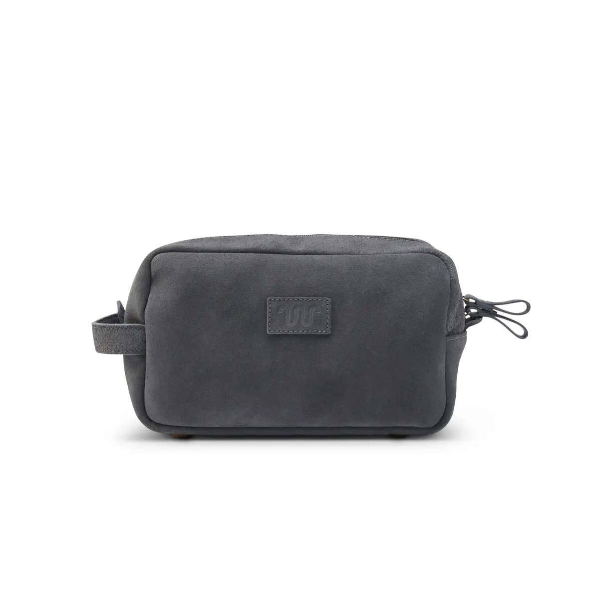 Grey Roughout Dopp Kit 1