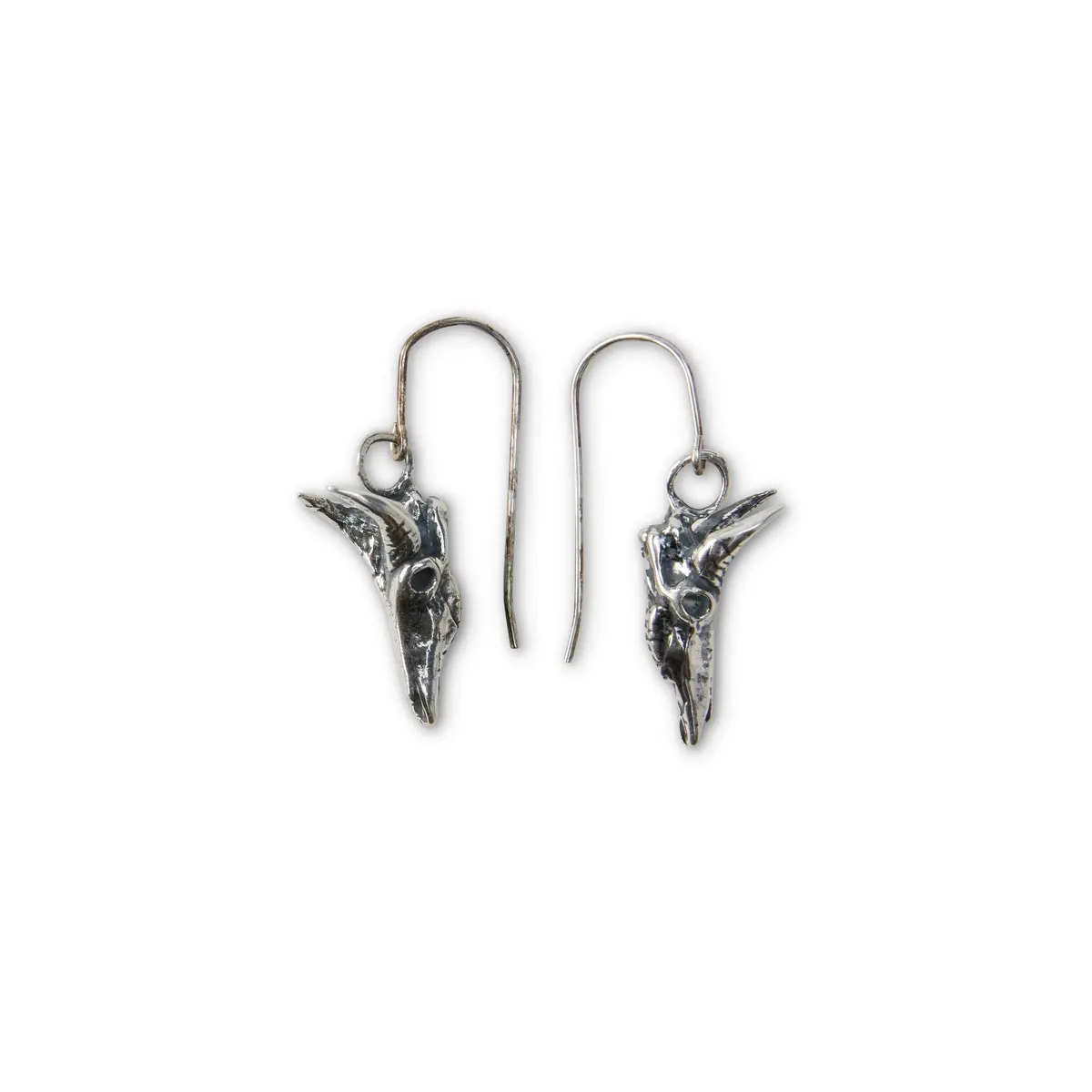 Sterling Silver Nilgai Earrings 1