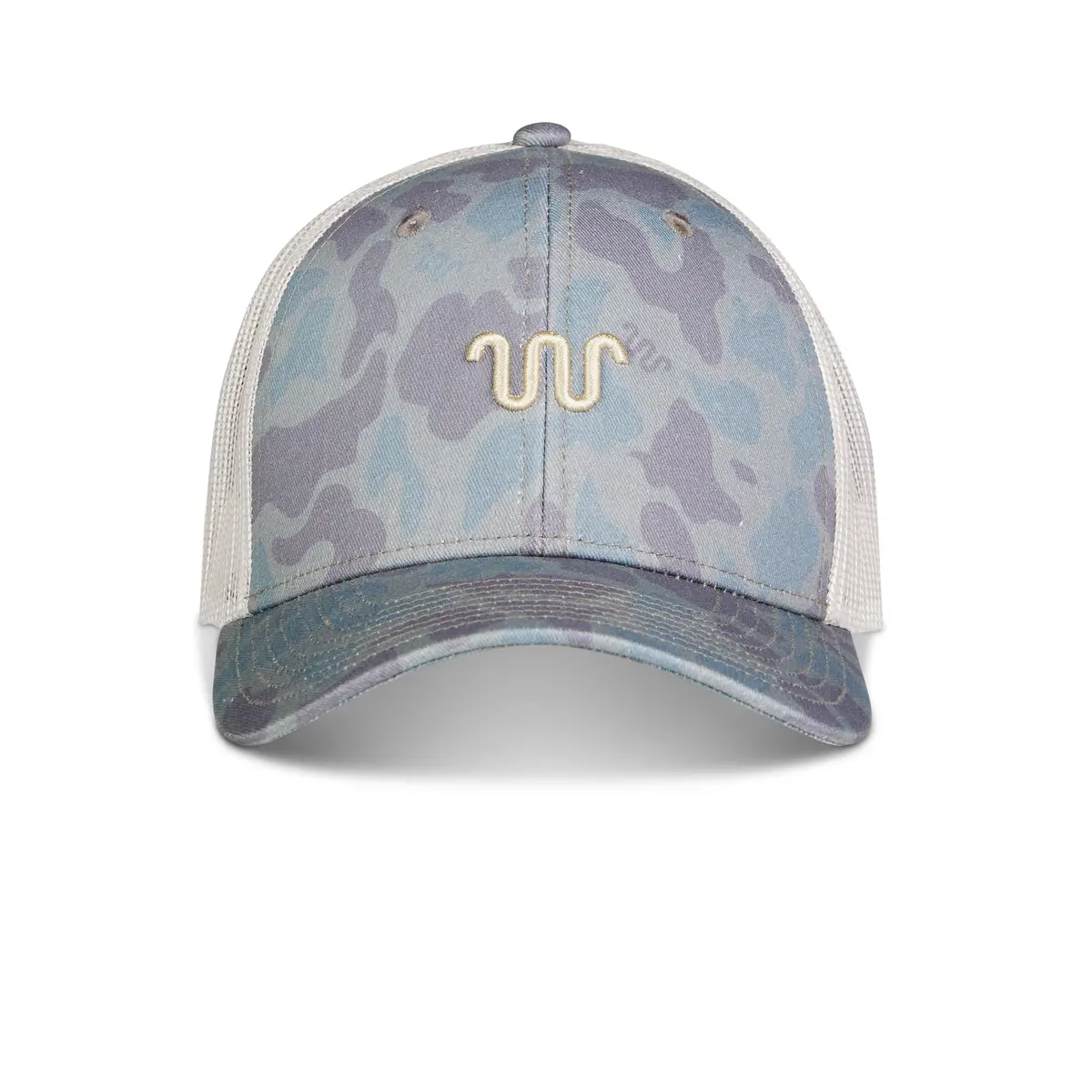 Duck Camo Curved Bill Meshback Snapback 1