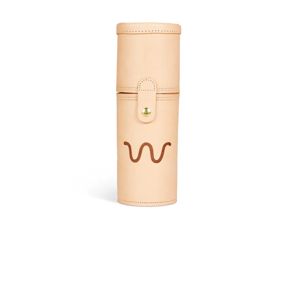 Running W Natural Leather Bottle Holder 1