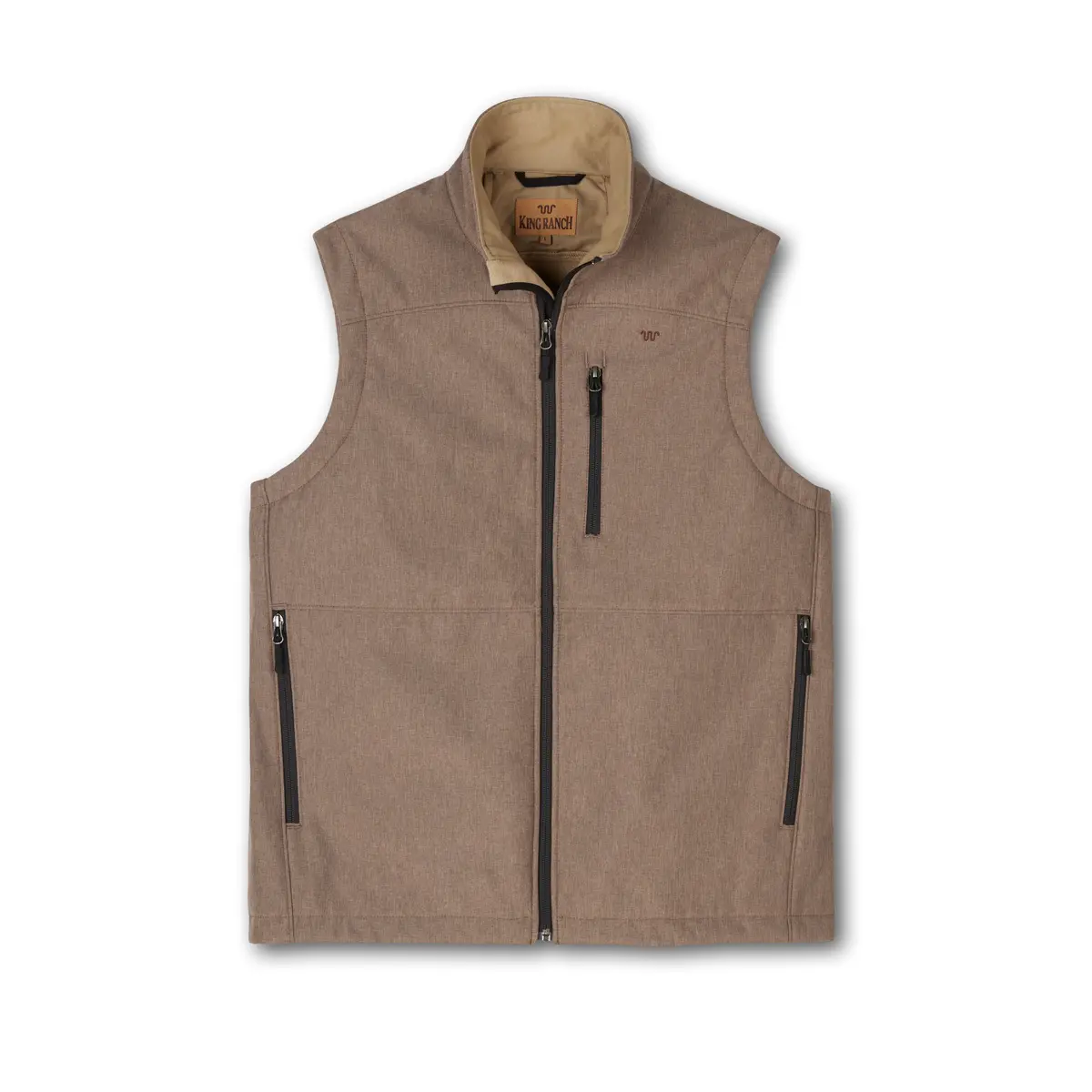 Textured Bonded Polyester Vest for Men - Image 5