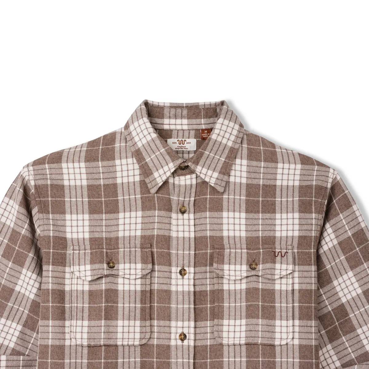 Men’S Two Pocket Ranch Shirt, Flannel 4