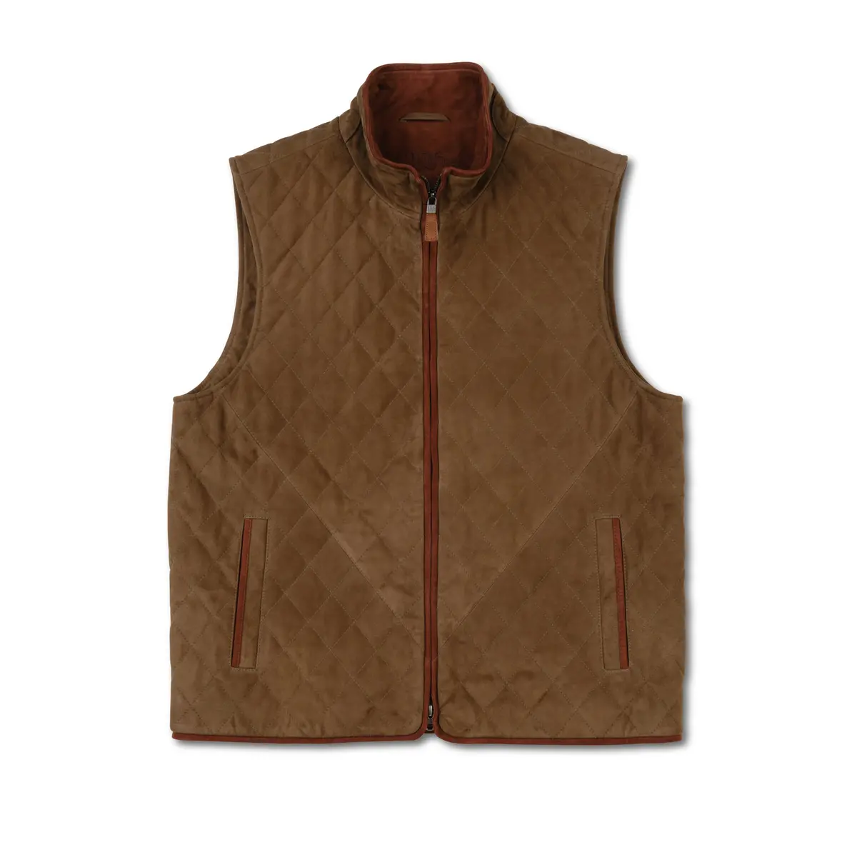 Men's Goat Suede Quilted Ranch Vest 1