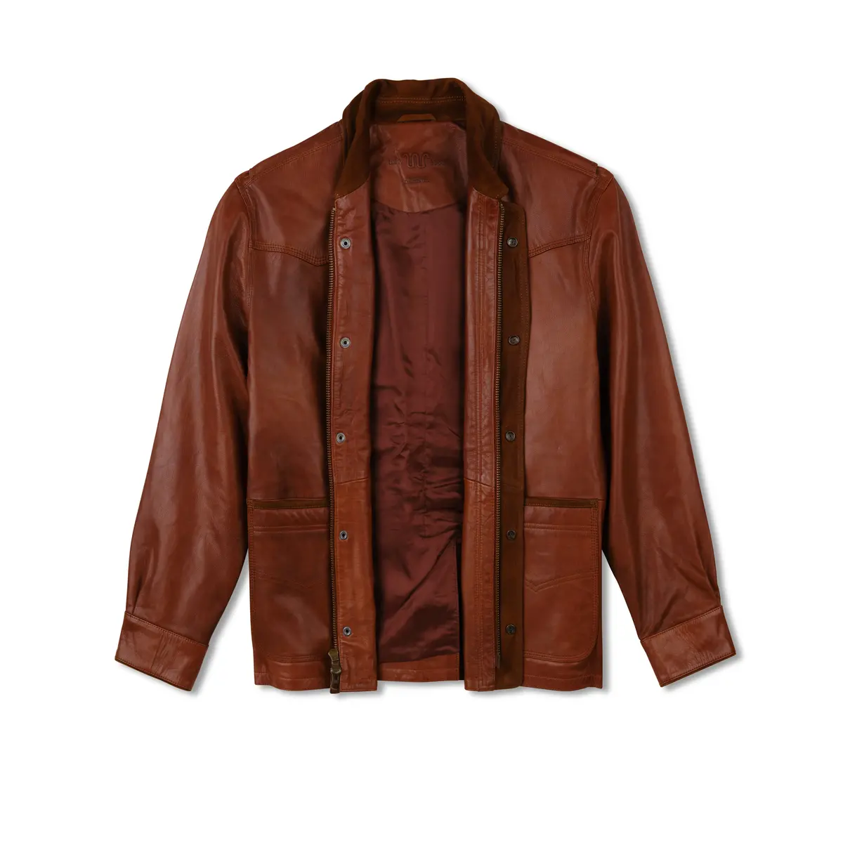 Men’S Leather Ranch Coat 2