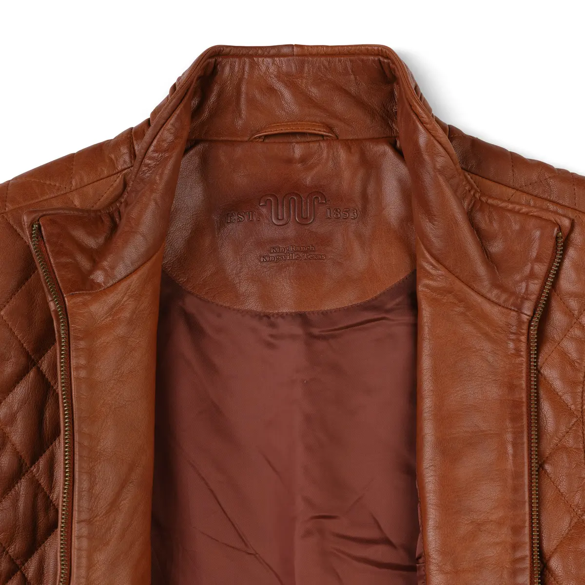 Men's Leather Quilted Ranch Vest 4