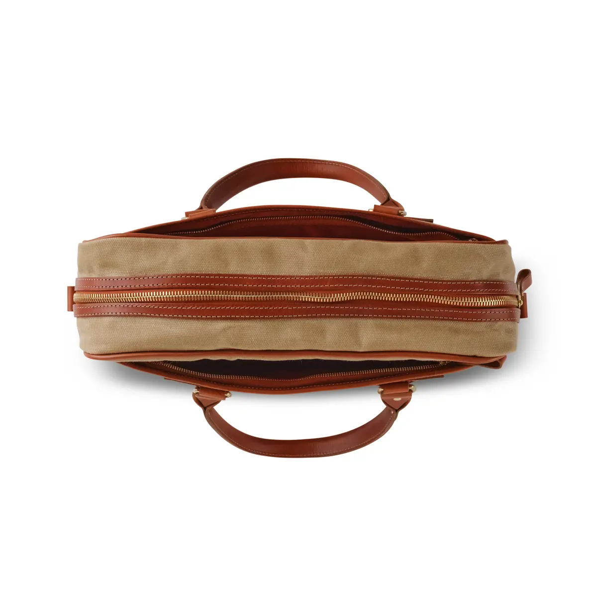 King Ranch Waxed Canvas Briefcase 2