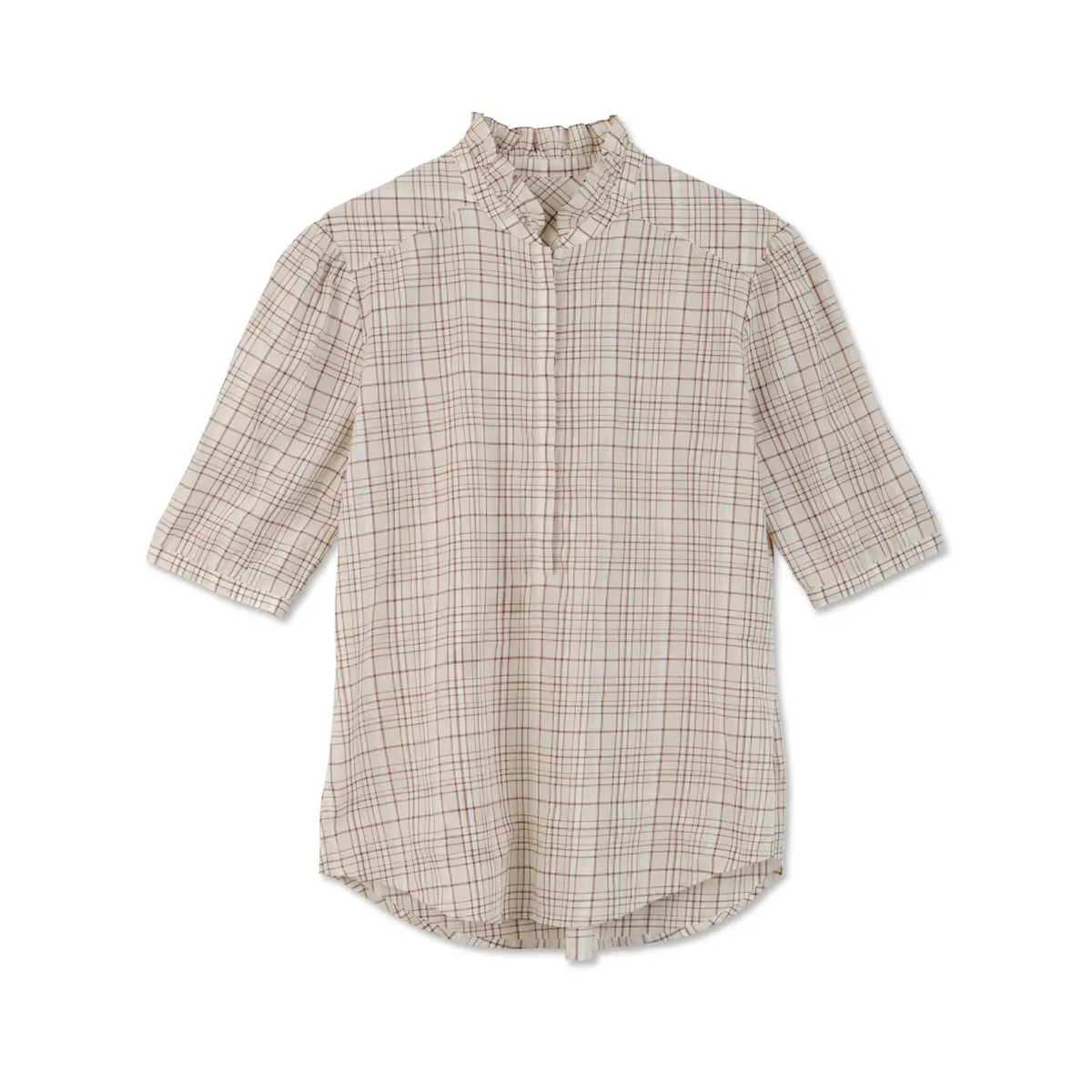 Women's Yarn-Dyed Cotton Top 1