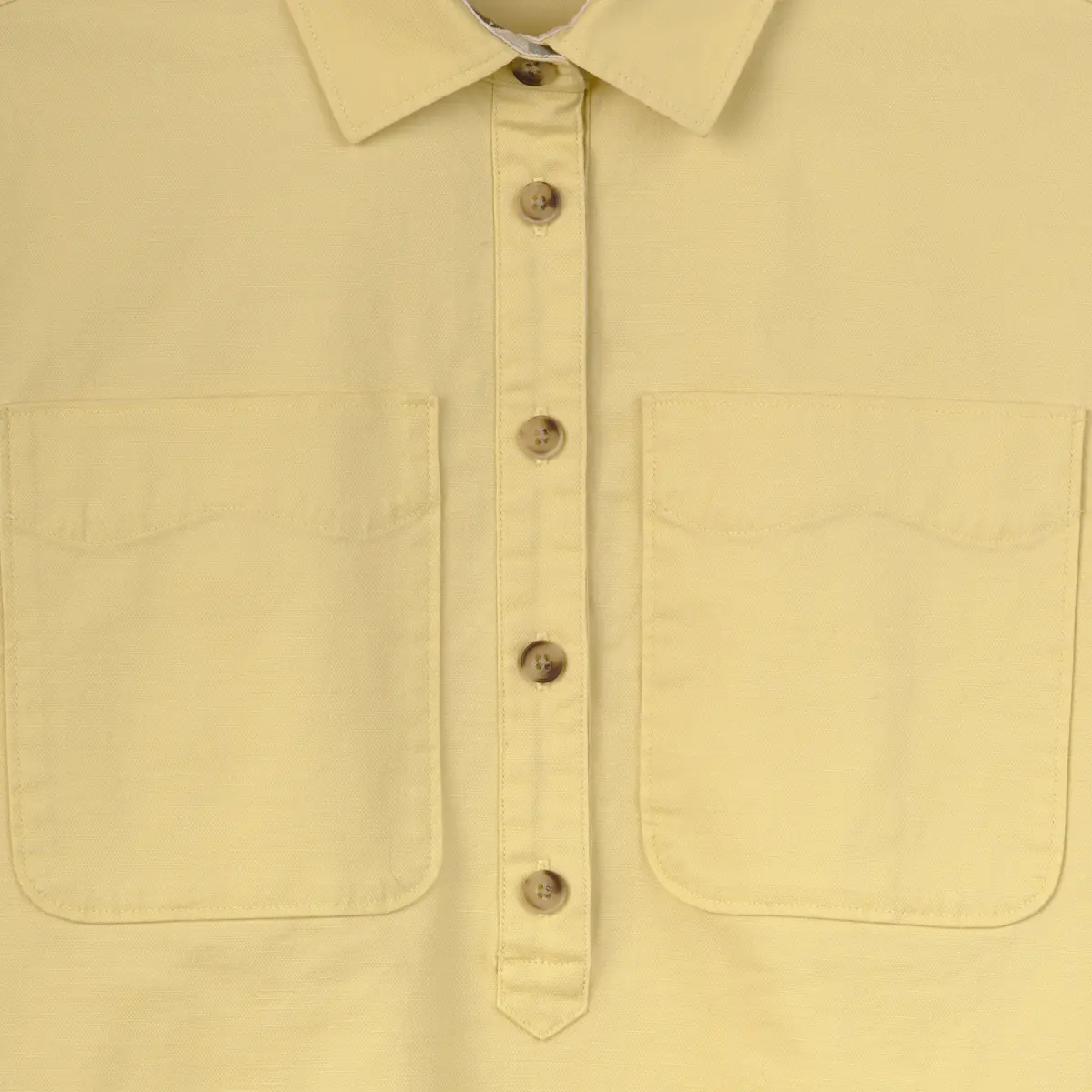 Women's Washed Twill Chore Shirt 3