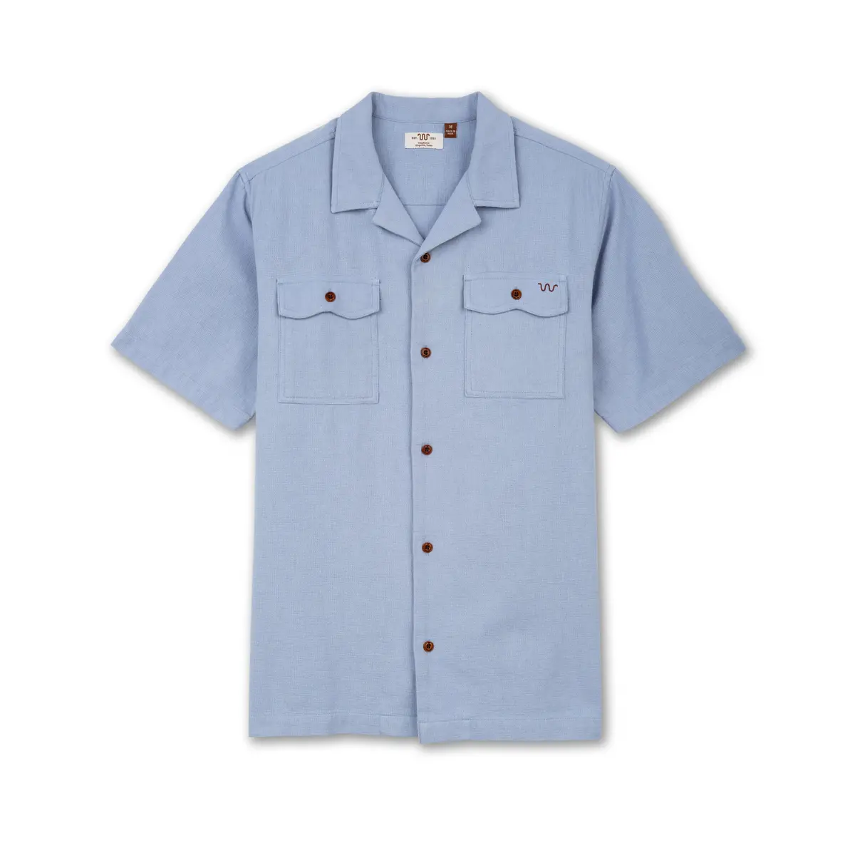 Men's Textured Camp Shirt 1