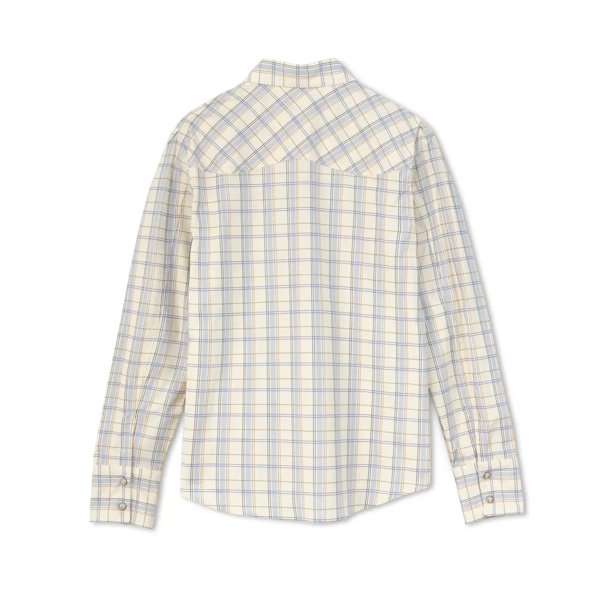 Women's W Yoke Button Down Shirt, Plaid 3