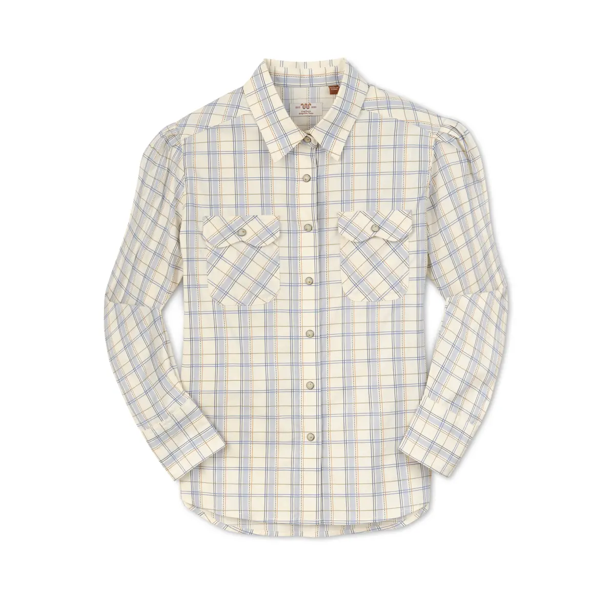 Women's W Yoke Button Down Shirt, Plaid 2