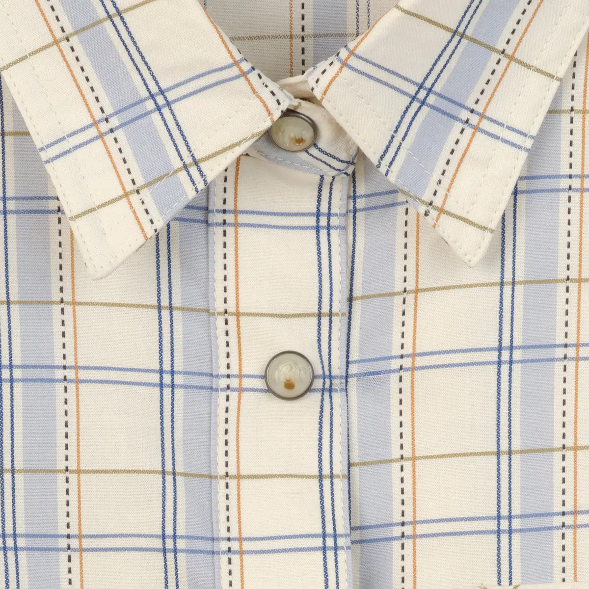 Women's W Yoke Button Down Shirt, Plaid 4