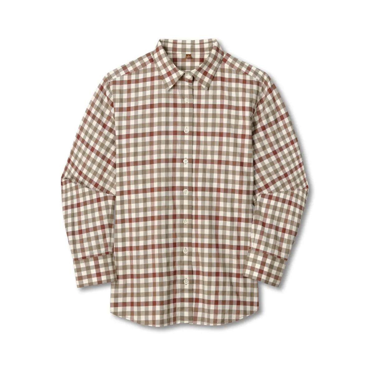 Women's 2 Tone Gingham Shirt 2