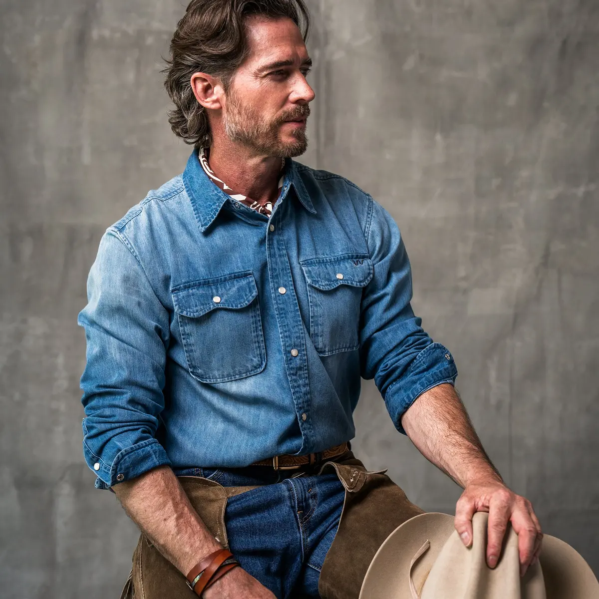 Men's Creek Barn Denim Shirt 1