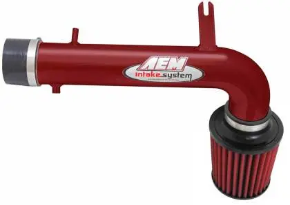 Aem '01-'03 Tl Short Ram Intake Red 1