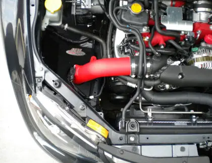 Aem 08-11 Wrx/Sti Wrinkle Red Cold Air Intake 1