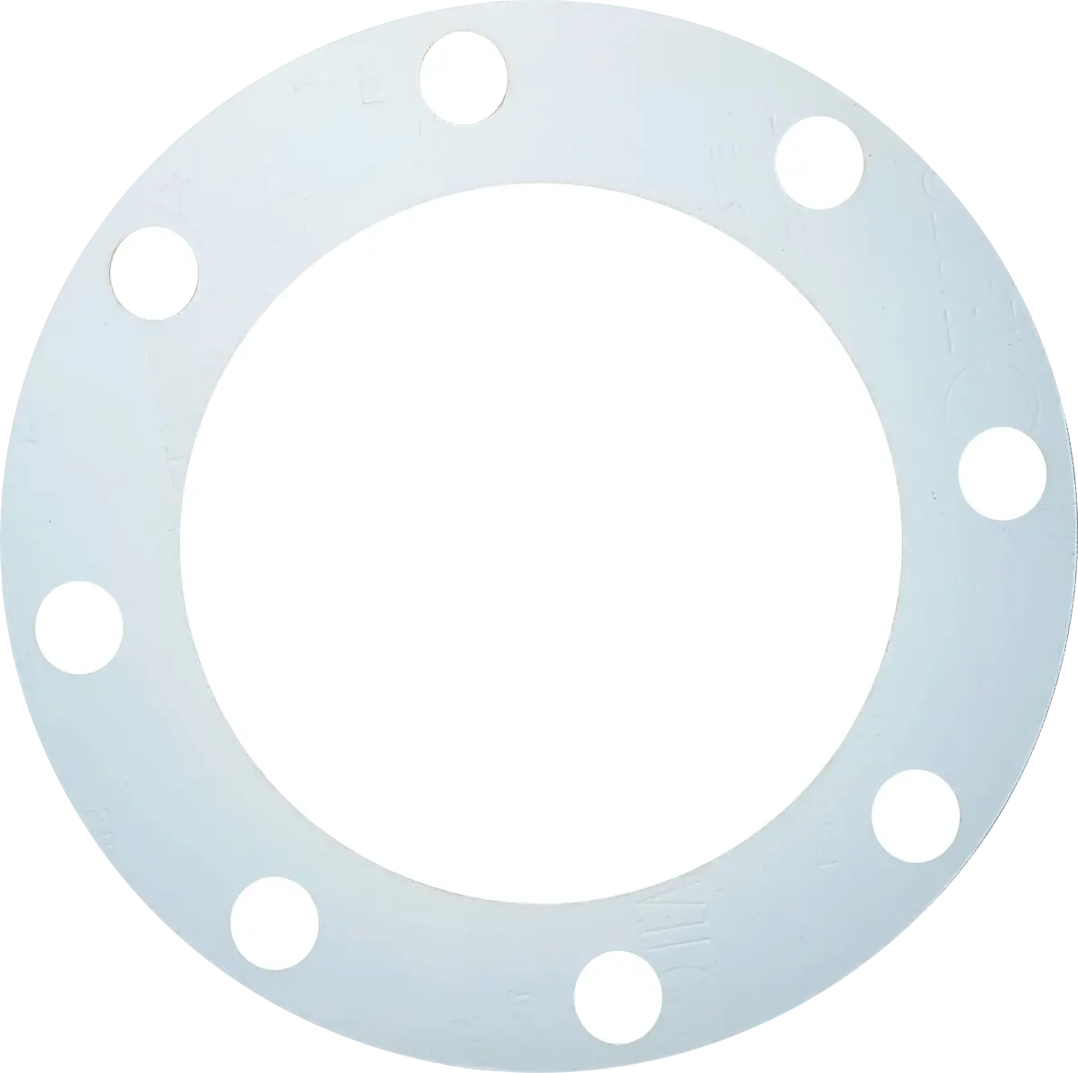 Universal Truck Parts 3" Ttma Soft Teflon Flange Gasket, 8 Hole, 1/8" Thick Ptfe Piping 1