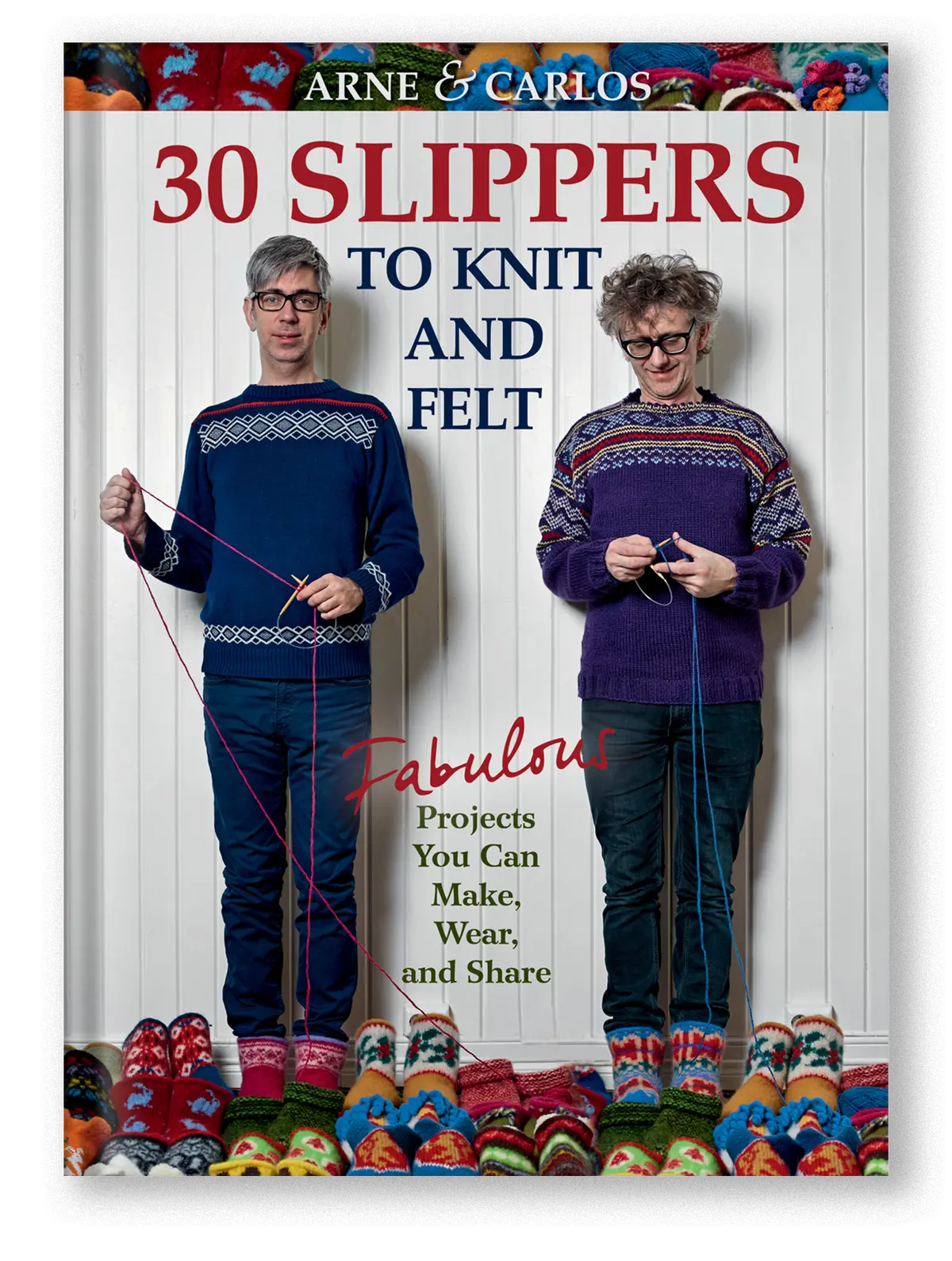 30 Slippers To Knit And Felt 1