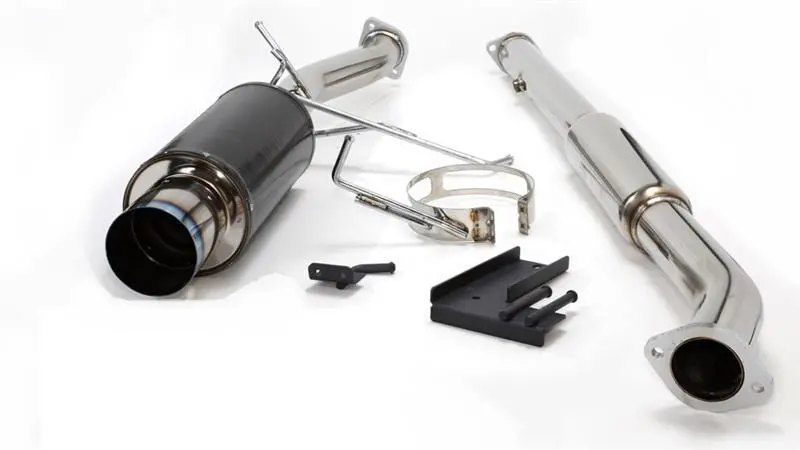 Hks '03-'06 Evo Carbon-Ti Cat-Back Exhaust 1