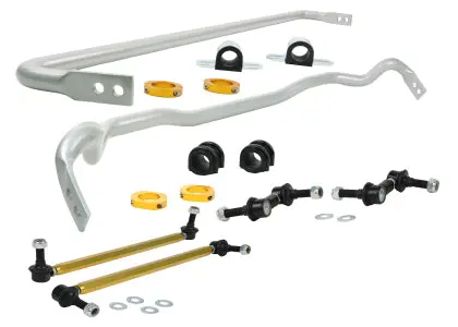 Whiteline '10-'16 Hyundai Genesis Coupe 2.0T /3.8 Front & Rear Sway Bar Kit 1