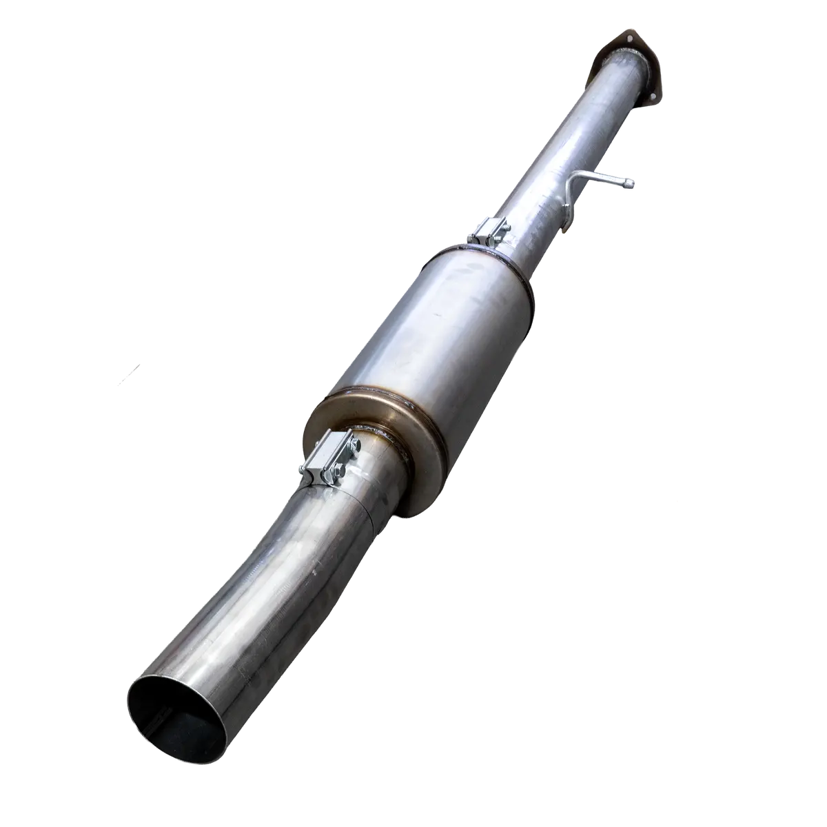 2013-2018 Cummins 4" Ss Cat & Dpf Delete - W/ Muffler (Ddc-3D13m) 1