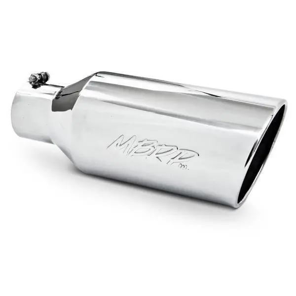 4" To 7" Exhaust Tip - Rolled End T5126(Blk) 1