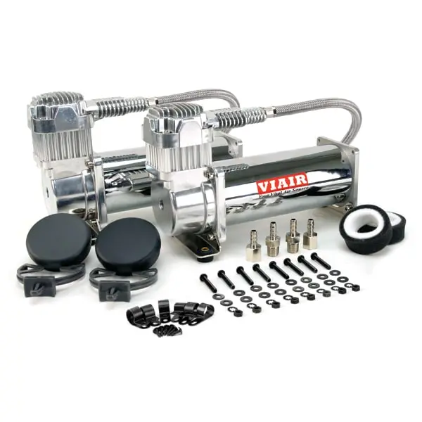 Viair 444C Dual Air Compressors (Chrome Or Stealth Black) 1