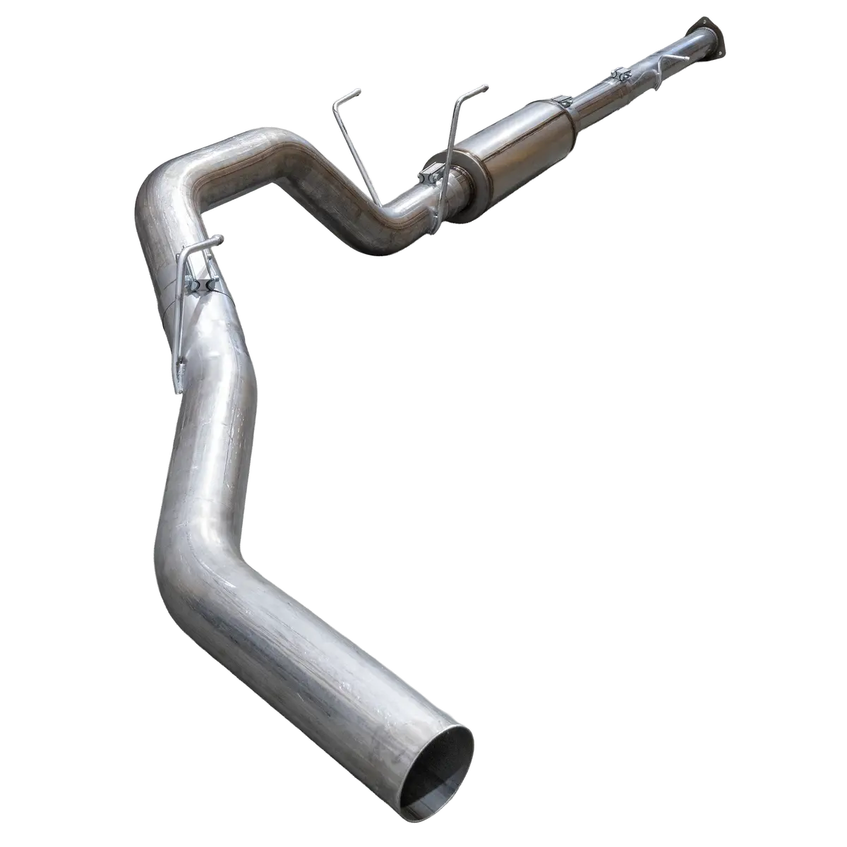 2013-2018 Cummins 4" Ss Downpipe Back Exhaust System - W/ Muffler (Ddc-4D13m) 1