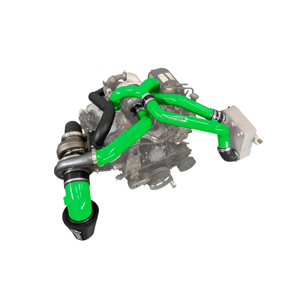 2017-2019 Ford 6.7L Powerstroke Pusher F5 Compound Turbo & Full Intake System Piping Kit (Pfp1719ck) 1