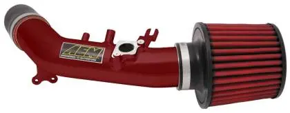 Aem '06-'07 Civic Si Red Short Ram Intake 1