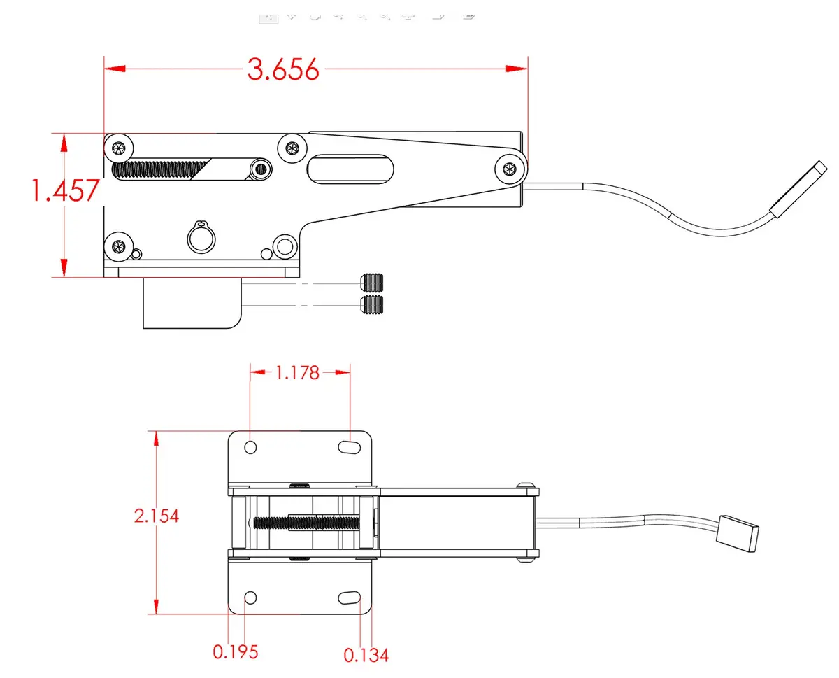 571Rse - Electric Long 85 Degree Retract 1