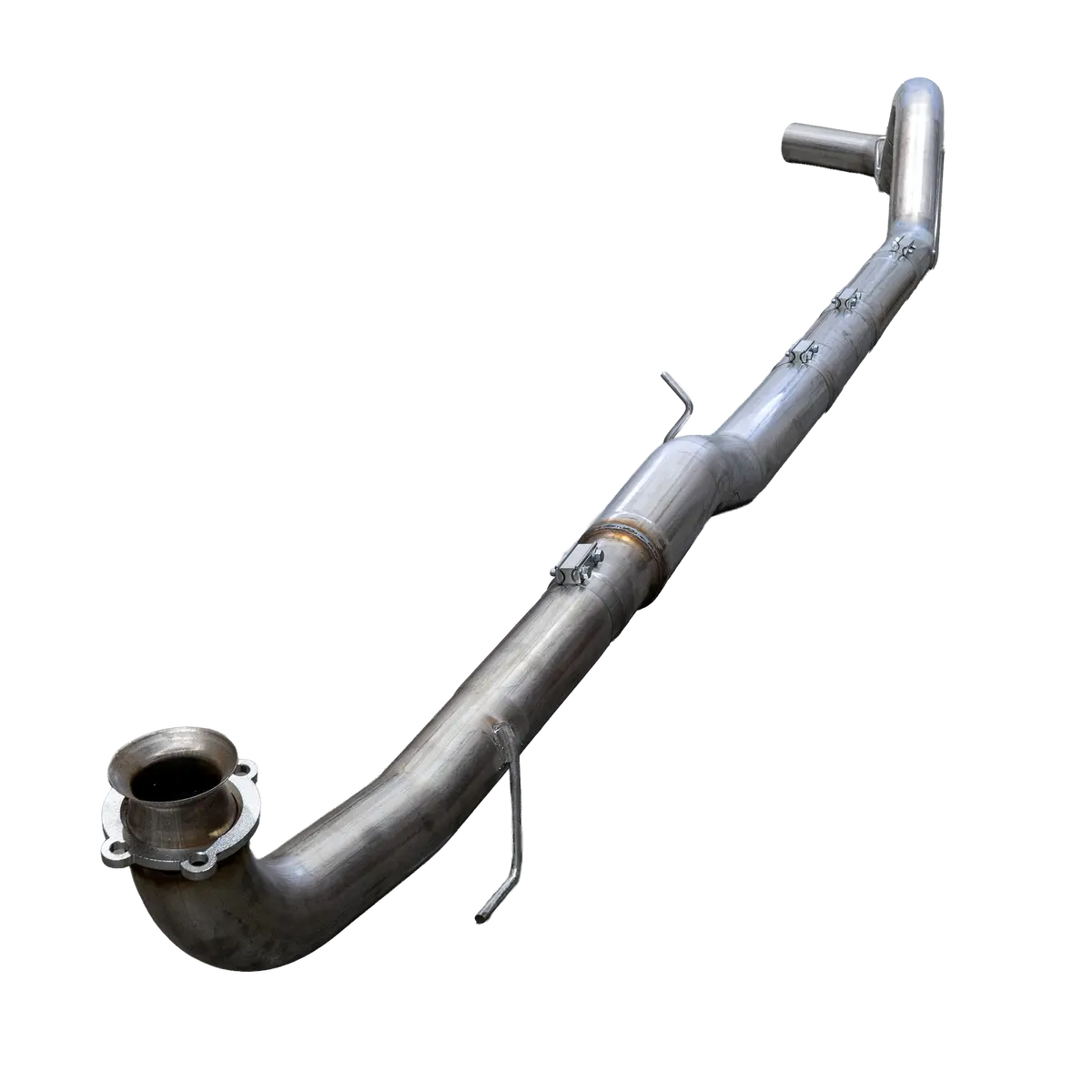 2017-2019 Duramax 5" Ss Downpipe Back Exhaust System - No Muffler (Ddc-5Gm17) 2