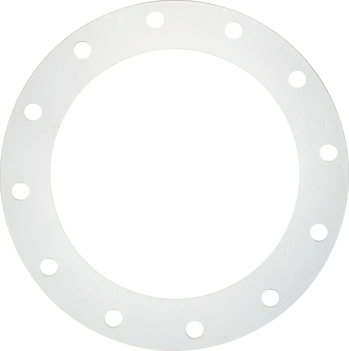 Universal Truck Parts 6" Ttma Soft Teflon Flange Gasket, 12 Hole, 1/8" Thick Ptfe Piping 1