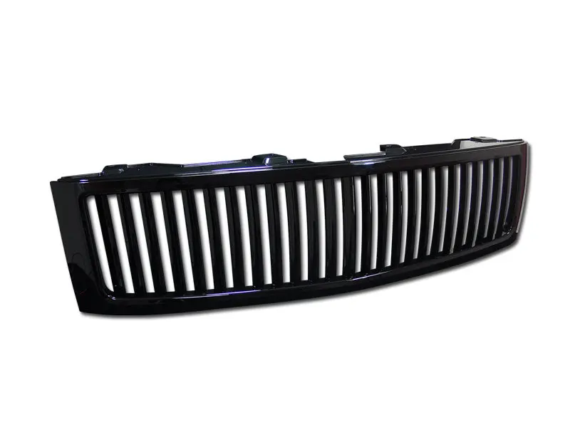 Armordillo 2007-2013 Chevy Silverado 1500 Vertical Grille Gloss Black 1