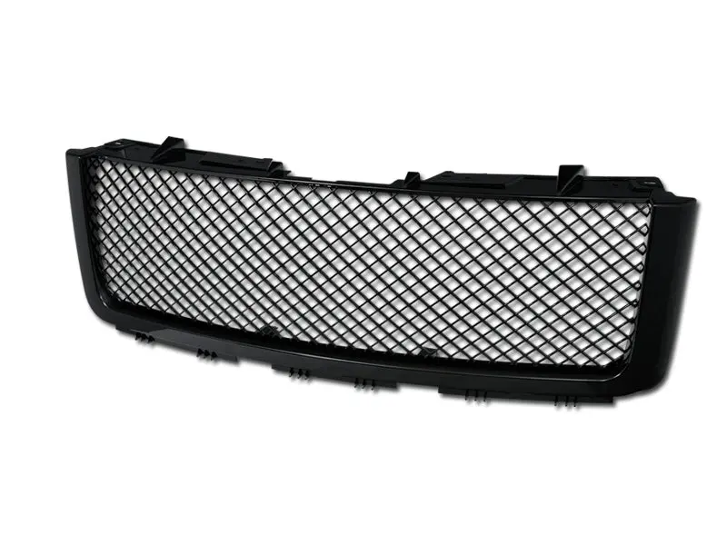 Armordillo 2007-2013 Gmc Sierra 1500 Mesh Grille Gloss Black 1