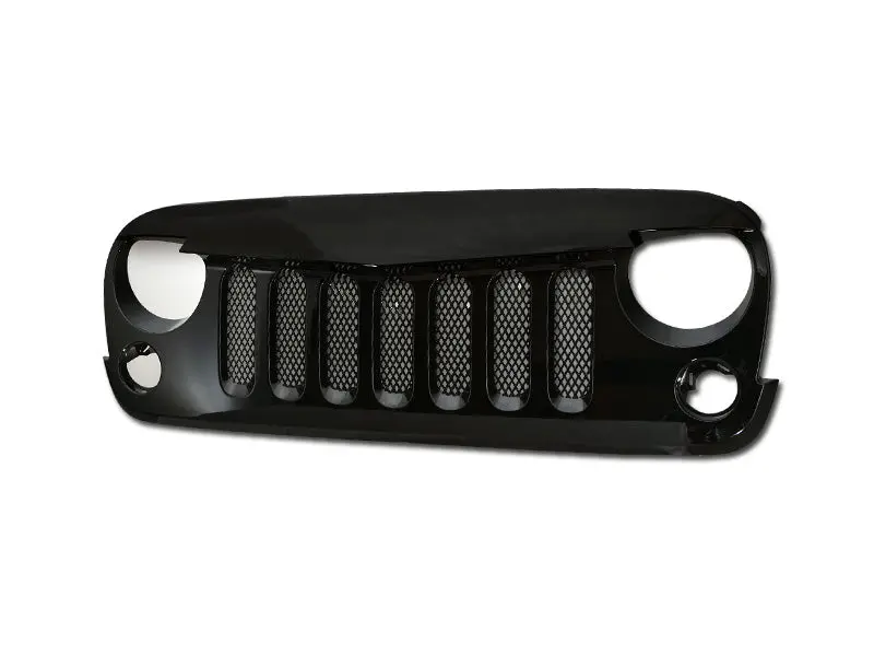 Armordillo 2007-2018 Jeep Wrangler Jk Model Mesh Grille Gloss Black 1