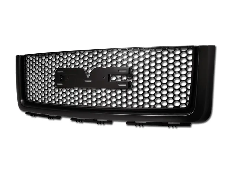 Armordillo 2007-2013 Gmc Sierra 1500 Oe - Denali Style Grille Matte Black 1